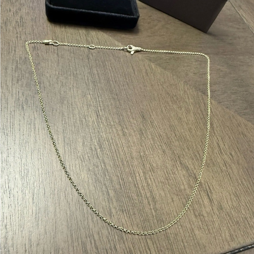 John Hardy 14k Gold Rolo Chain